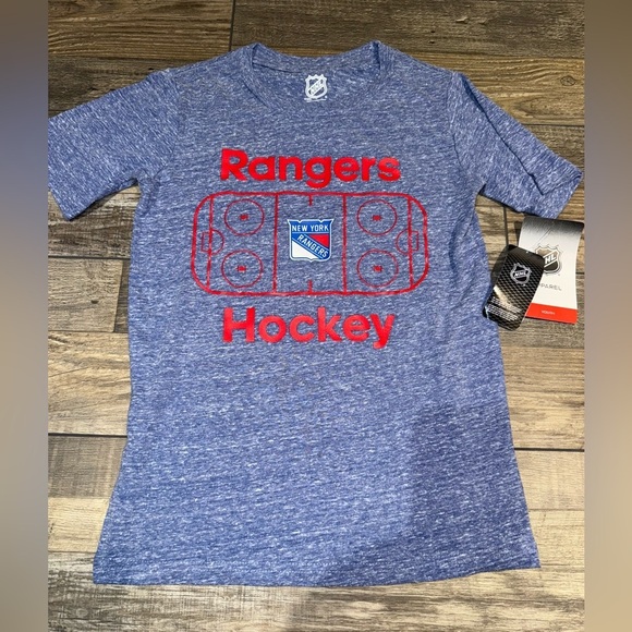 Other - Blue Rangers Hockey T-Shirt Kids Small NWT